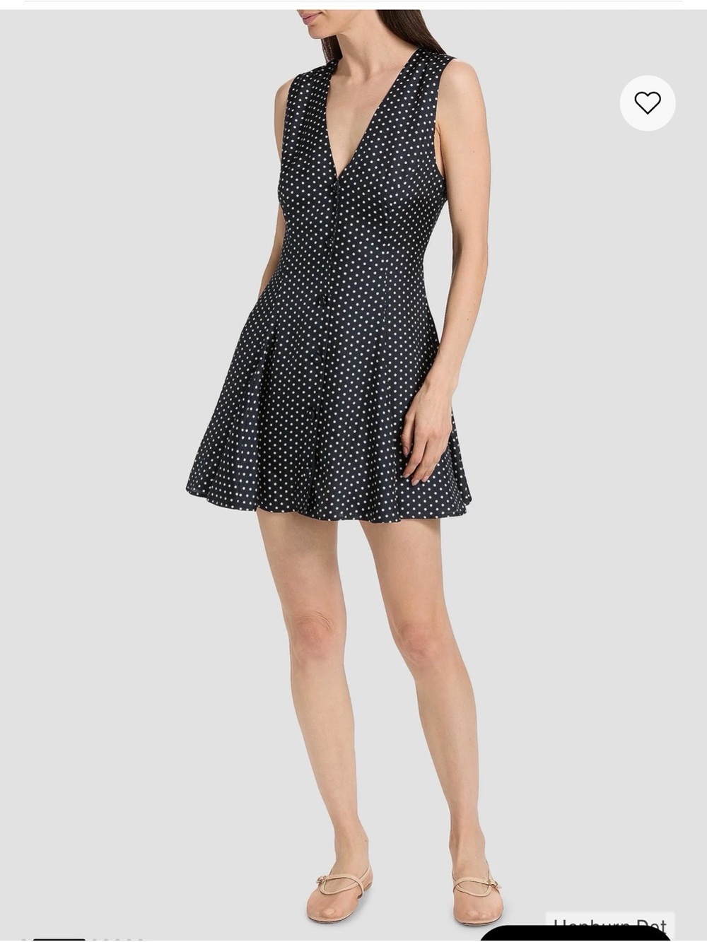 Doen Aubrey Polka Dot A-Line Dress Size Small